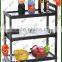 ECO friendly factory price wooden trolly for restaurant,wooden serving trolly for food