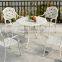 White casting aluminum for patio furniture outdoor furniture