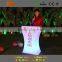 Waterproof plastic outdoor use Modern design plastic lighted up led table