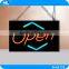 Solar letter LED sign display board /full color LED open display sign can be customized