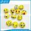 Wholesale 5cm soft custom antistress emoji PU Foam Squeeze ball for vending machine