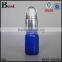 5ml glass cosmetic serum dropper bottle essential oil perfume blue glass cosmetic serum dropper bottle wholesale free sample