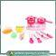 2016 DIY plastic kids kitchen set for promotion in market