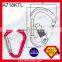 HMS Type Rock Mountaineer Climbing 22KN Aluminum Carabiner For Rescue