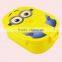 Minions Kids Plastic Sublimation Lunch Box With Lock