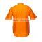 Custom mining industrial work uniform Mens 100% cotton short sleeve workwear shirts