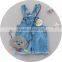 Wholesale Newborn Baby Girl Denim Jeans Burrs Overalls Shorts