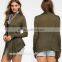 latest design ladies long sleeve open front cardigan factory price