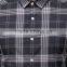Guangzhou Factory Custom Long Sleeve Spread Collar Button Placket Mens 97% Cotton 3% Elastane Skinny fit Casual Check Shirts