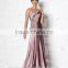 elegant sleeveless beaded satin pakistani designers bridal dresses