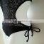 Lady Modern Black Crochet Swimsuit