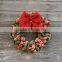 Custom Muticolor Burlap Christmas Wreath