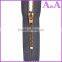 hot-selling #5 strong plastic zipper with strong teeth with different color,size,plastic zipper bags or zip