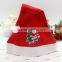 Wholesale Customized logo Embroidered Merry Christmas Hat Santa Claus Hat Decoration