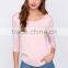 Latest Indian Long Sleeve Round Neck Suits Backless Blouse Design Women Hot Sexy Shirt Blouses