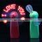 Hot Sale Mini Editable LED fan Flashing letter for sovenier gift