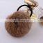 Solid color soft round rabbit fur hairband rabbit fur ball hair elastic