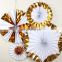 Wedding Party Decoration DIY Folding Pinwheel Round Flower Paper Fan