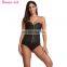 Fashion Womens Sexy Corset Brocade Underbust Boned Waist Trainer Shaper Tops