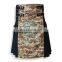 Contemporary Modern Fashion Kilt for Men with Tiger Stripe Camo Apron