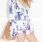 women casual one piece jumpsuit in floral print clothing for adult