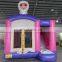 pink girly inflatable bouncy castle