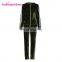 Custom Long Sleevehoodie Women Jogging Sport Wear Green Velour Blank Tracksuit Wholesale