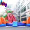 outdoor inflatable water splash park with slide for sale