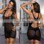 2017 Beautyslove sexy hot woman black Transparent sexy sleepwear sexy babydoll Lingerie