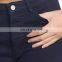 OEM Summer Fashion Casual Jeans Pant Women Wear Dark Blue Short Pants