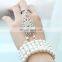 BestDance New Design Wedding Gatsby Jewelry Bracelet Imitation Pearl Bracelet With ring