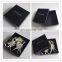 White printed logo, black glossy lamination paperboard box for packing his-and-hers watches