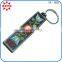 Cheap wholesale rectange pvc keychain with engraved logo