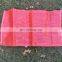 HDPE Plastic Type and Drawstring Sealing & Handle Wholesale onion packing bag pp tubular onion bag
