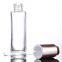 30ml dropper clear glass bottle for face essential oil with rose gold cap