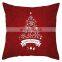 New Design Plain Cotton Christmas Throw Pillow Case Cover