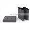 RTS Dark Grey Fabric Foldable Storage Ottoman Living Room Sofa with Air Hole Footrest Stool Chair