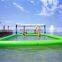 the popular inflatable water park games volleyball field, inflatable water beach volleyball court float