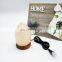 Wholesale LED Flame usb Himalayan Salt Lamp Light With Wood Base Night Light