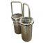 Custom 304 OEM Portable stainless steel filter basket filter