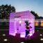 Guangzhou manufacturer Colorful Wedding Led Inflatable Photo Booth