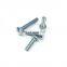 Carbon steel black zinc GB818 cross pan head machine screw