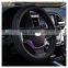 New Design Crocodile Alligator Leather Car Steering Wheel Cover Auto Interior Accessories