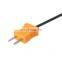 TP-02A 100mm K Type Thermocouple Steel Rod High Temperature Probe Temperature Sensor Measurement Liquid Probe Thermometer 1m