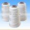 100% virgin raw white color polyester thread for cloth