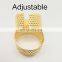 Hot Sale Household Sewing Tools Protect Golden Metal  DIY Thimble