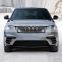 Range Rover Starline modified obsidian kit front bumper grille trim tuyere upgrade high with front and rear lip body kit