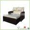 Adjustable Outdoor Garden Rattan Sofa Bed Springs For Sofas