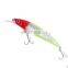 113mm 14g  wholesale new big sound  Beads Treble Hooks seabass minow hard Fishing Lure