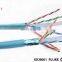 Outdoor Indoor FTP  UTP CAT6 0.56mm copper network lan cable with fluke test cable